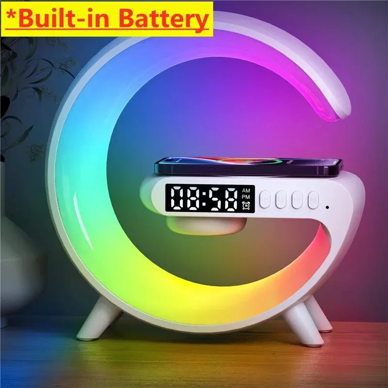 Wireless Charger Pad Stand Speaker