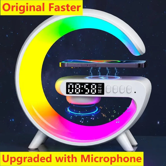 Wireless Charger Pad Stand Speaker