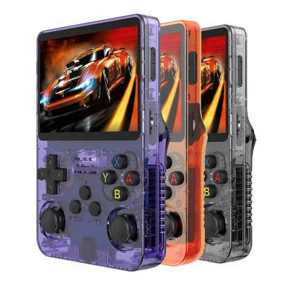 R36S Retro Handheld Video Game Console Linux System 3.5 Inch IPS Screen R35s Plus Portable Pocket Video Player 64GB 128GB